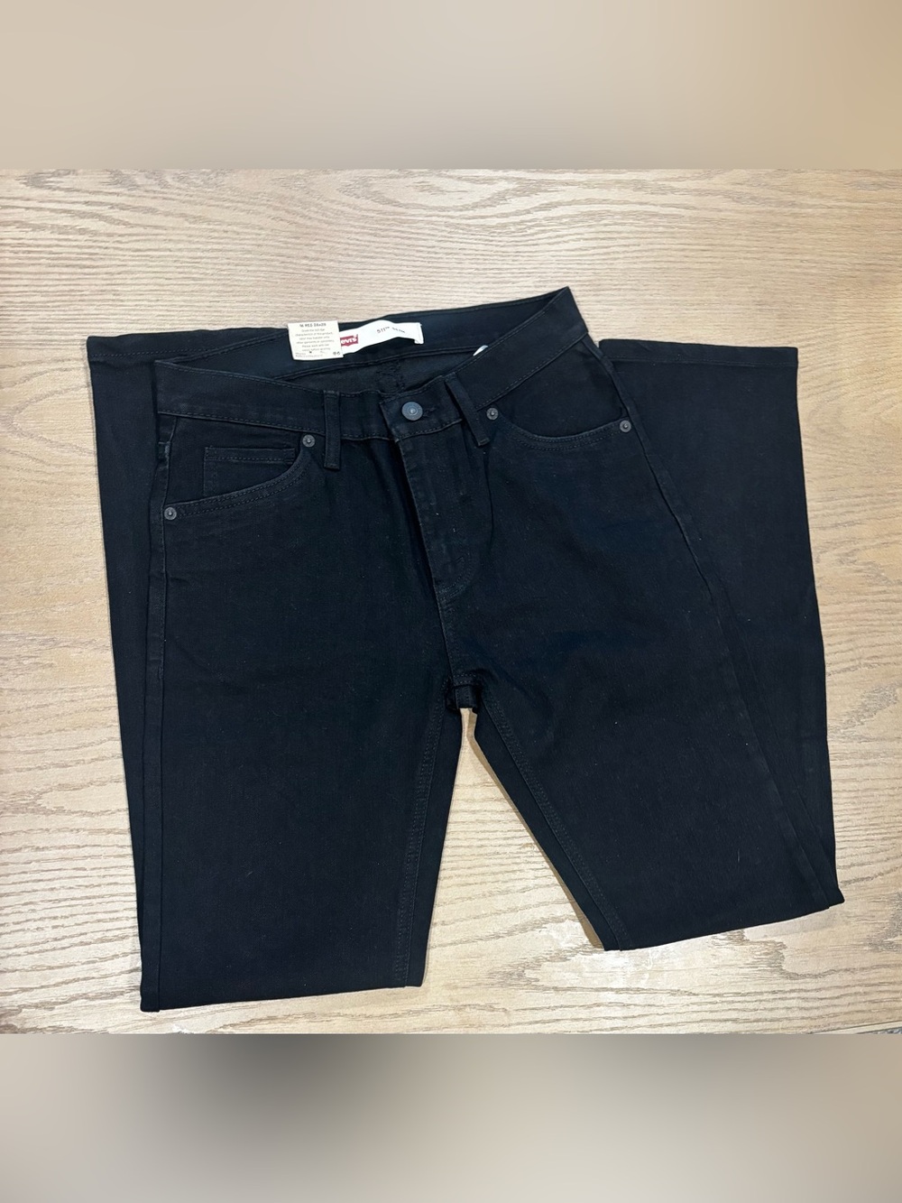 Levi's Men's Black Slim Straight 511 Jeans size 16 NWT 28x28